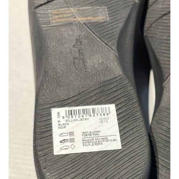 Clarks CloudSteppers Sillian Jetay Size 7 Black New Without Box - Picture 10 of 10
